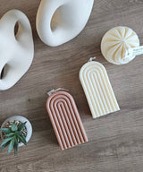 Rainbow Candle - Brown