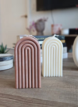 Rainbow Candle - Brown