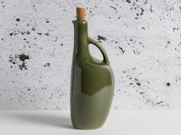 Stoneware Olive Oil Bottle - 34oz