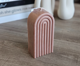 Rainbow Candle - Brown
