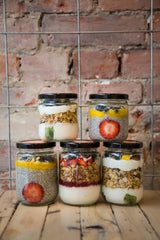 20 Assorted Breakfast Jars (Snack & Meal Size Jars)