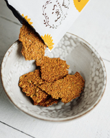 Savoury Sunflower Flaxseed Crackers