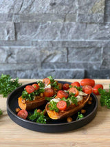 Lebanese Sweet Potato Boats