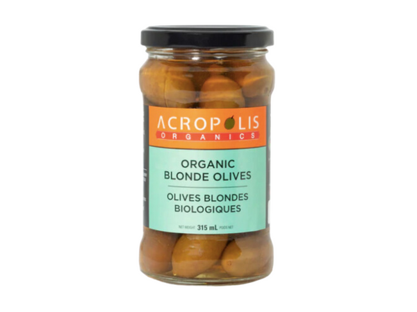 Greek Harvested Blonde Olives - Organic