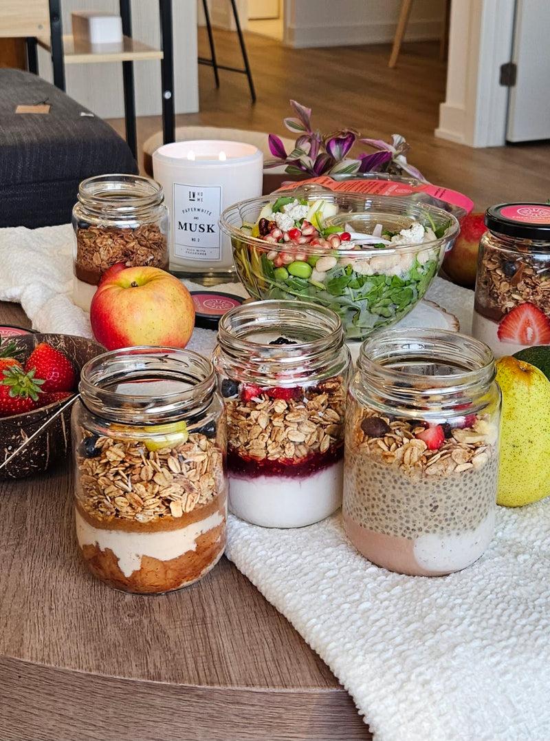 10 Assorted Breakfast Jars (Snack & Meal Available)