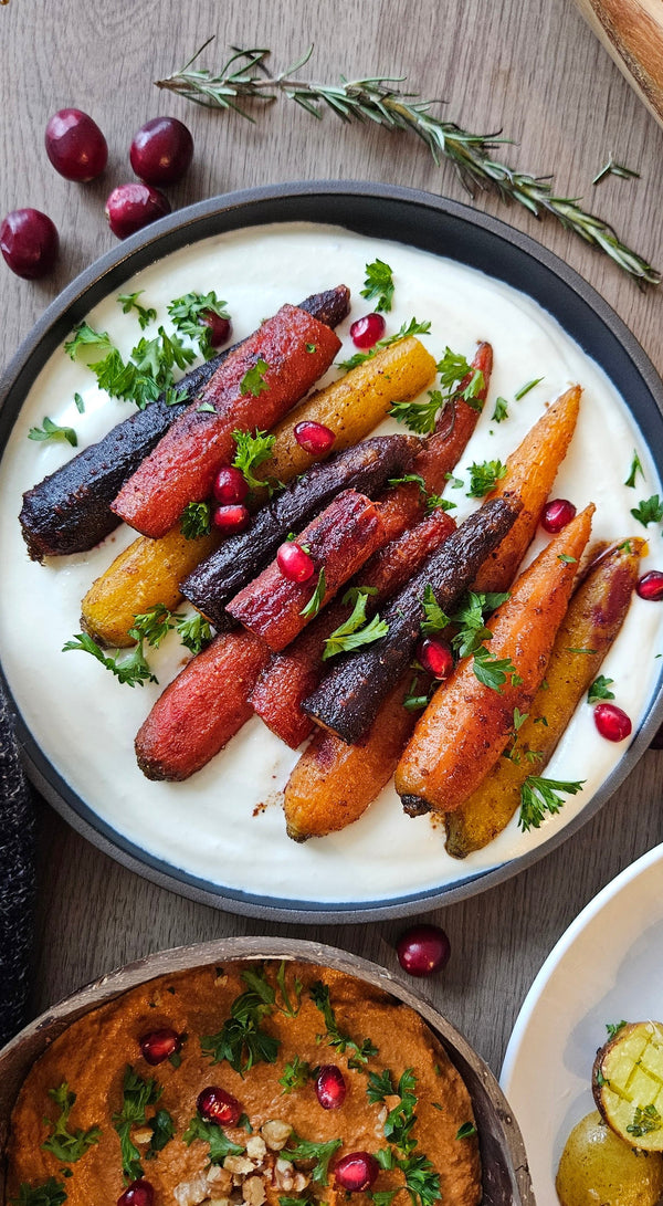 Roasted Carrots & Whipped Feta