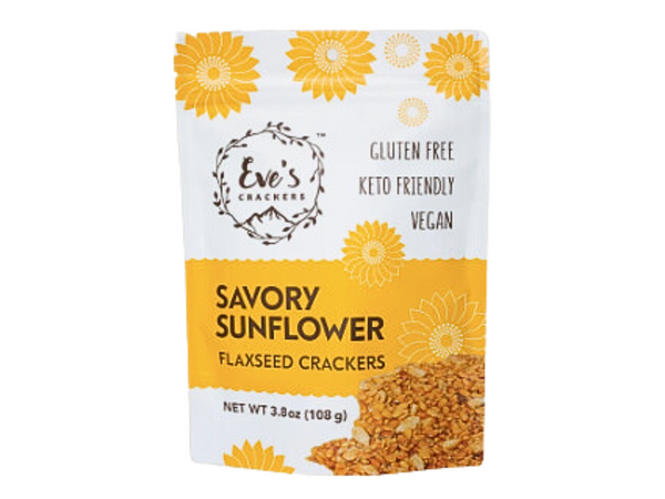 Savoury Sunflower Flaxseed Crackers