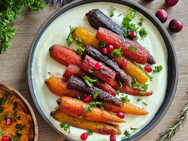 Roasted Carrots & Whipped Feta