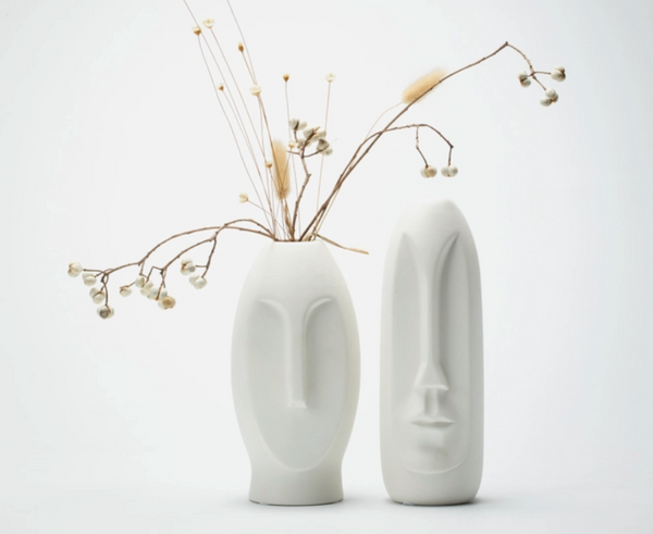 Face Vase - Set of 2