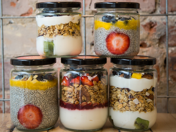 10 Assorted Breakfast Jars (Snack & Meal Available)