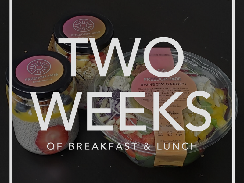 Two Weeks of Breakfast & Lunch Meals