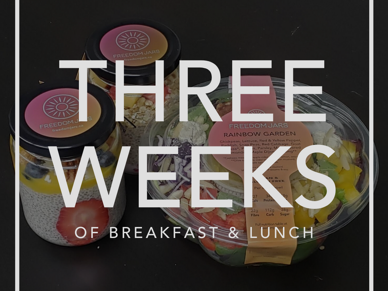 Three Weeks of Breakfast & Lunch Meals