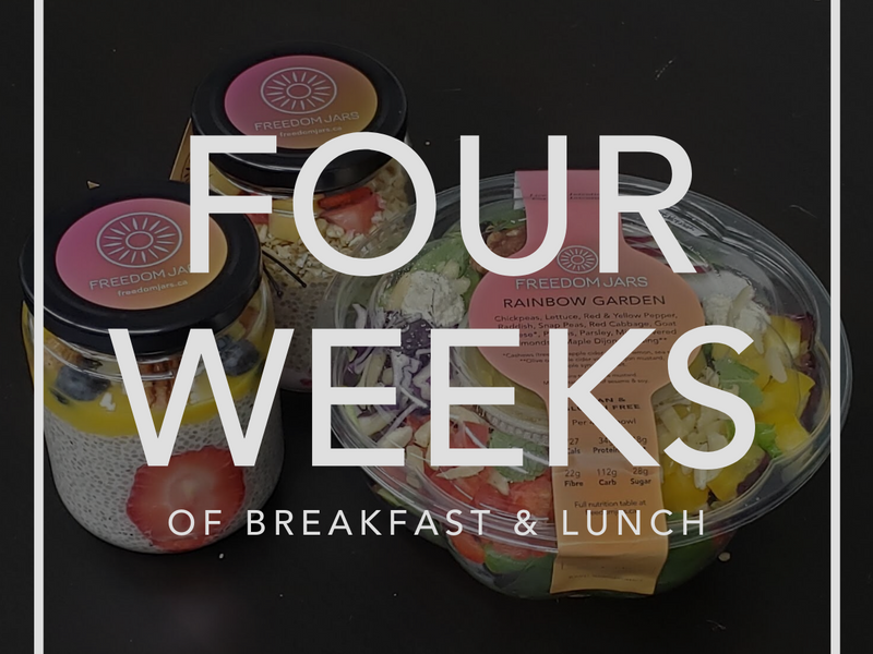 Four Weeks of Breakfast & Lunch Meals